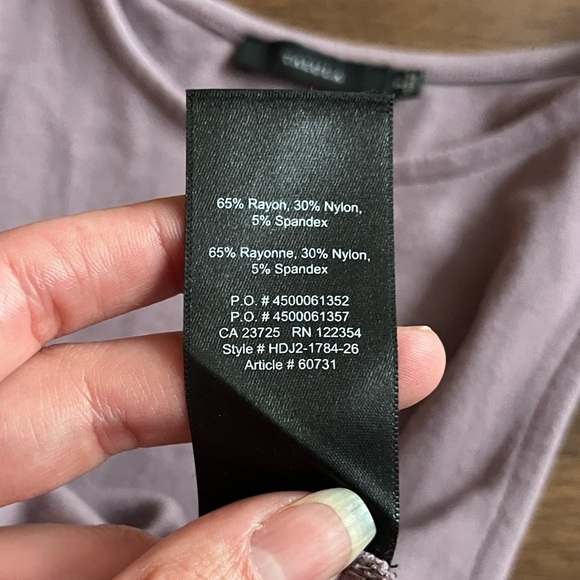 Talula Cropped Tank Sleeveless Top in Mauve - Picture 6 of 7